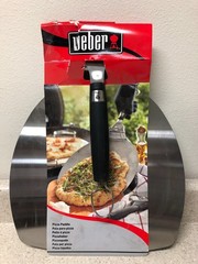 Weber Stainless Steel Silver Pizza Peel 1 pk
