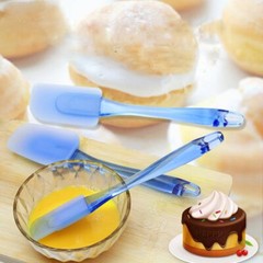 3Pcs Heat Resistant Silicone Spatula Cake Baking Butter Mixing Scraper Home Tool
