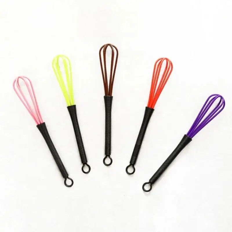 1/5Pc Portable Manual Eggs Beater Kitchen Baking Plastic Mixing Cream