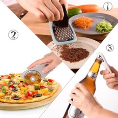 Kitchen Gadgets Set 5 Pieces Stackable Cooking Tools Space Saving Small Kitchen