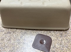Pampered Chef Stone Loaf Meatloaf/Bread Baking Bread Pan #010802 USA 11”x 6 1/8”