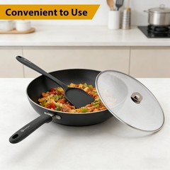 WRENYZK 3Pack Grease Splatter Screen for Frying Pan with Spatula, Stainless S…