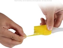 6Pcs Silicone Basting Pastry Barbecue oil Brush for BBQ Basting Kitchen Party US