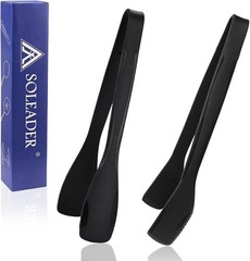 11 Inch Silicone Tongs for Cooking Heat Resistant, Lightweight Non-Scratch St…