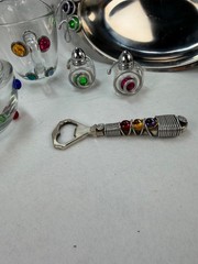 Vintage Gemstone and Wire 7 Piece Kitchen Set