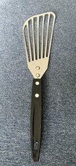 Vintage Stainless Steel Slotted Fish Spatula Flipper 11.5 Inches Long Unbranded
