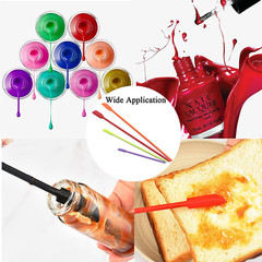 Silicone Spatula Set 4pcs Mini Flexible Scraper Tools for Jar Kitchen Makeup