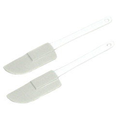 Select Plastic Mini Spatula Set, 6 inches in length 2 piece set, White