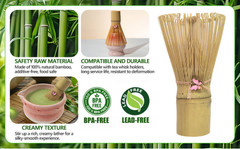 Matcha Whisk & Bowl Set, 8-Piece Ceramic Kit for Traditional Japanese Tea