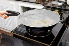 Oil Grease Splatter Screen for Frying Pan 11.3″ Splash Guard Prevent Protect