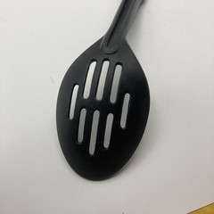 Black Nylon Slotted Cooking Spoon Made In China