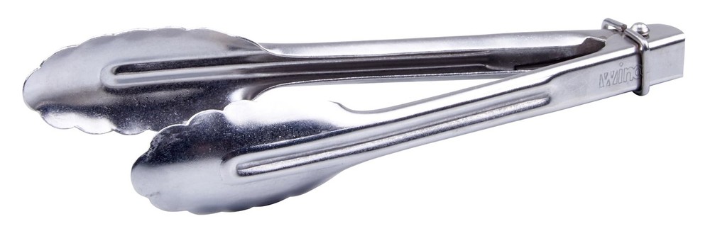 Winco Heavy-Duty Stainless Steel Utility Tongs, 7″