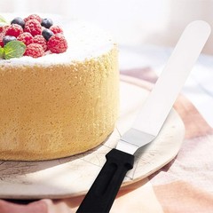 Icing Spatula, Offset Spatula, Stainless Steel with PP Plastic Handle Cake