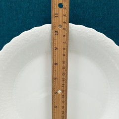 Set Of 4 NARUMI Bone China Japan Silky White Replacement Dinner Plates 10.5″