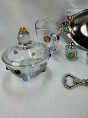 Vintage Gemstone and Wire 7 Piece Kitchen Set
