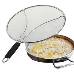11.5” Splatter Screen for Frying Pan,Stainless Steel Grease Guard Shield