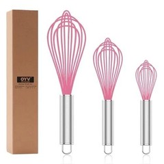 304 Stainless Steel Whisk Set – Dishwasher Safe, 3 Sizes for Every Kitchen Task
