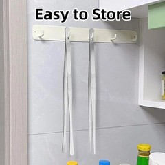 2 Pcs Kitchen Tweezer 12″ Straight & Round Tip Set Long Food Tongs Chef DIY Tool