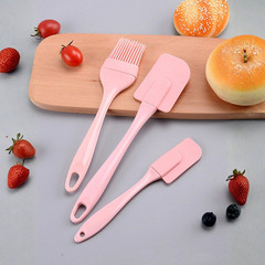 3Pcs Silicone Oil Brush Spatula Set Baking BBQ Party Basting Pastry Kitchen Tool