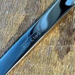 All-Clad Long Solid Spoon Polished Stainless Steel 13″ Kitchen Tool Silver