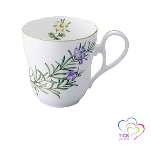 Noritake English Herbs Rosemary Mug 295cc Microwave-Safe Bone China T97855/4942