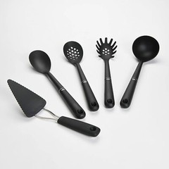 OXO Good Grips Black Nylon Soup Ladle With Soft Comfortable Grip Dishwasher Safe