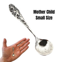 Solid 925 Sterling Silver Small Salt Spoon – Elegant Miniature Spoon