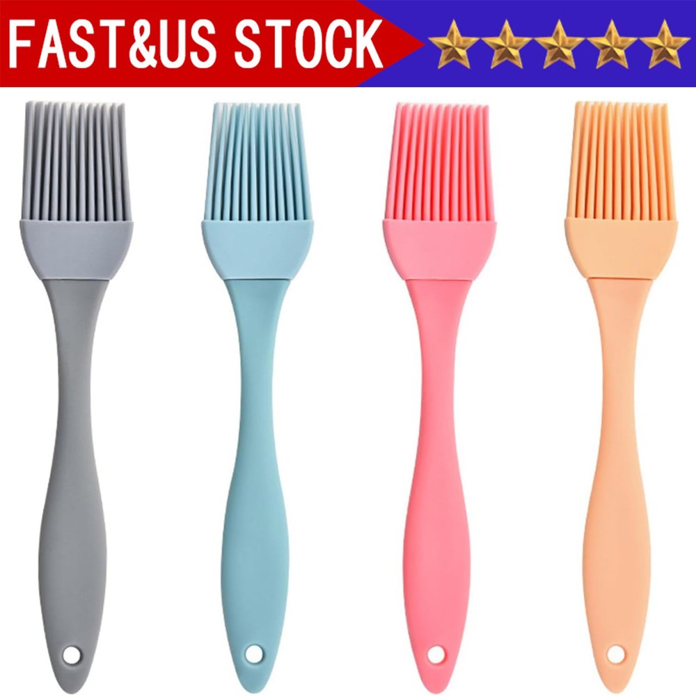 4PCS Silicone oil brush for cooking basting 17 CM GOOD QUALITY & VALUE