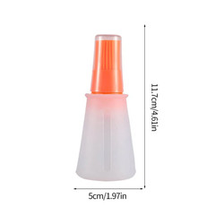 Silicone Heat-Resistant Food Grade Kitchen Baking Oil Dispenser with Small Brush