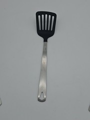 Matching Mixed Lot of 6 Unbranded Kitchen Utensil Supplies Stainless Black Handl