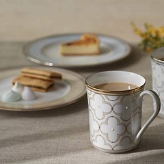 Noritake Mug approx. 395cc Trefolio Gold 1 piece Gold Bone China T93656/4945