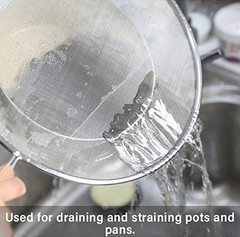 3 Pieces Grease Splatter Screen for Frying Pan, Splatter Guard Mesh Stainless St