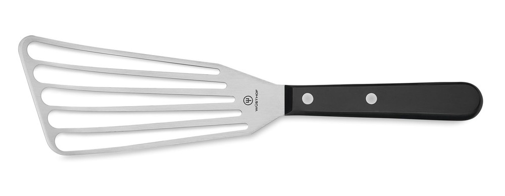 WÜSTHOF Gourmet 6.5″ Offset Slotted Spatula,Silver/Black 6.5-in., Silver/Black
