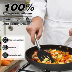 SILICONE COOKING UTENSILS SET 446F HEAT RESISTANT KITCHEN UTENSILS 30PCS NONSTIC