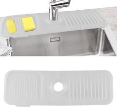 Sink Splash Guard Silicone Sink Faucet Mat Sink Accessories Faucet Absorbent Mat