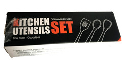 Silicone Cooking Utensils Multicolor Dishwasher Safe Kitchen Tools Holder 14 Pcs