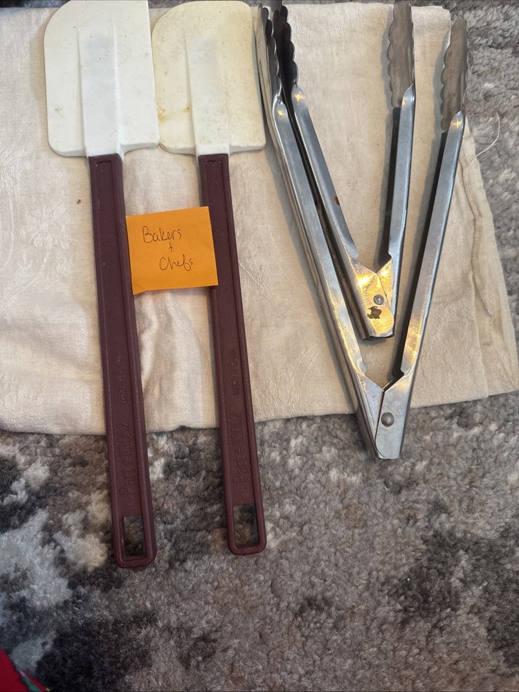 Bakers & Chef Stainless Steel Tongs And Spatulas Made In China