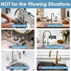 Diatomite Stone Faucet Mat for Kitchen Sink Sink Stone Quick Dry Around Fauce…