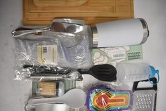 Bulk Lot 40 Kitchen Utensils Mixed Necessities Unbranded Tongs Grater Tumbler