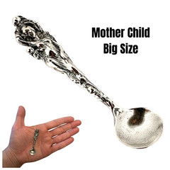 Solid 925 Sterling Silver Small Salt Spoon – Elegant Miniature Spoon