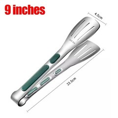 Stainless Steel Steak Clamp Food Bread Meat Clip Tongs BBQ Kitchen Cooking Tools