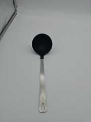 Matching Mixed Lot of 6 Unbranded Kitchen Utensil Supplies Stainless Black Handl