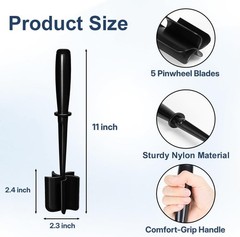 Kitchen Cooking Premium Heat Resistant Meat Potato Masher 5 Blades Non Stick New