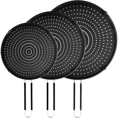Splatter Screen for Frying Pan,Silicone Grease Splatter Guard, Heat-Resistant Sp