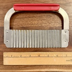 7pc VTG 50s Red Handle Kitchen Utensils Country Farmhouse Rustic Cooking Tools