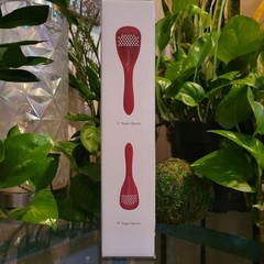 Mad Hungry Spurtle Silicone Super Spoon Red Kitchen Utensils Grater Strainer Set