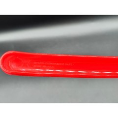 Vtg Red Nylon Slotted Serving Spoon Made in USA Dishwasher Safe 12″ Kitchenware