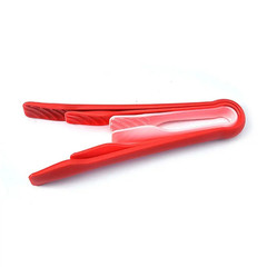 3pcs Plastic Kitchen Tongs Set Non-Slip BBQ Cooking Clips Kitchen Accessories
