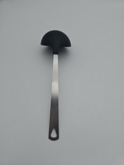 Matching Mixed Lot of 6 Unbranded Kitchen Utensil Supplies Stainless Black Handl