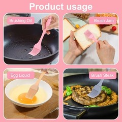 4PCS Silicone oil brush for cooking basting 17 CM GOOD QUALITY & VALUE
